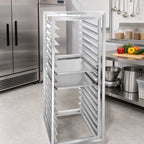 Thumbnail image #2 for Channel Manufacturing RIR-16 Aluminum End-Load Bun Pan Rack for Reach-In Refrigerators, 16 Full-Size 18 x 26-Inch Pan Capacity