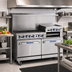 Thumbnail image #2 for Imperial Pro Series 60-Inch Gas Restaurant Range with 1 Griddle and 2 Standard Ovens