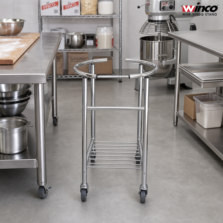 Product image #2 for Winco Mixing Bowl Stand for 30 Qt MXB-3000Q Bowl