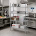 Thumbnail image #2 for Advance Tabco Special Value Heavy Duty Chrome Plated Wire Shelf, 60 x 18 Inches