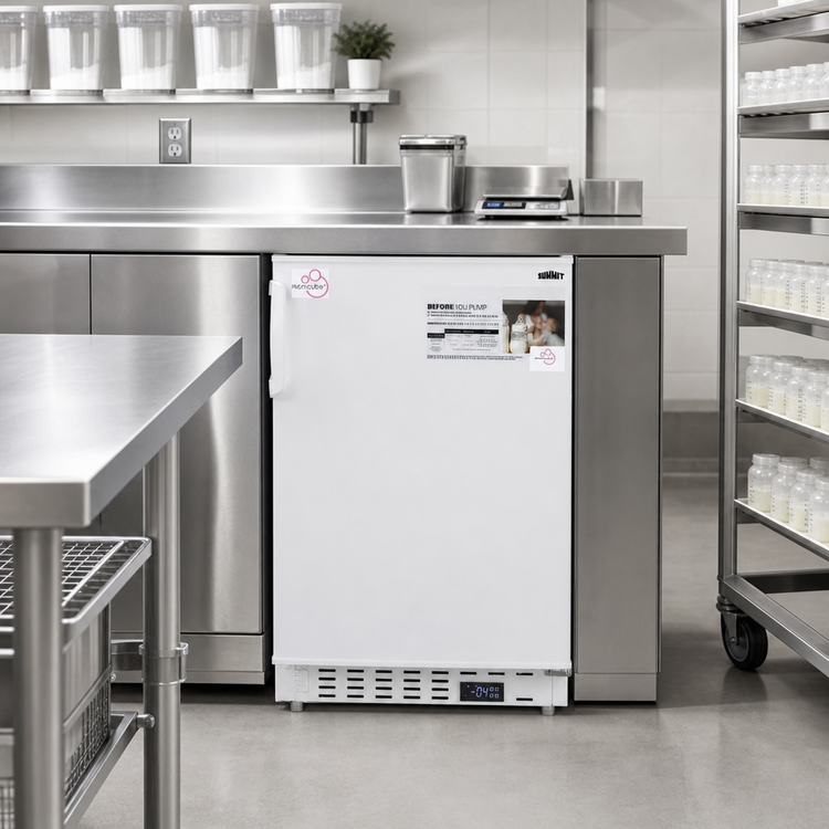 Product image #3 for Summit Commercial MOMCUBE™ Undercounter Breast Milk All-Freezer, 1-Section, 2.68 Cu. Ft.