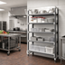 Thumbnail image #2 for Cambro Camshelving Elements XTRA 5-Tier Solid Stationary Add-On Shelving Unit, 21 x 72 x 84 Inches