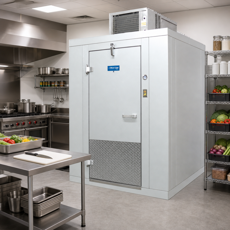 Product image #2 for Arctic Industries Indoor Walk-In Cooler, 8' x 10', With Floor, Remote Pre-Assembled Refrigeration