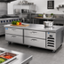 Thumbnail image #2 for 72-Inch Four-Drawer Cross Temp Chef Base Refrigerator/Freezer - Beverage-Air WTCTCS72HC