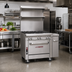 Thumbnail image #2 for Southbend Platinum 48-Inch Heavy Duty Gas Range with 8 Open Burners, Convection Oven, Right Cabinet and Step-Up Rear Burners