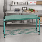 Thumbnail image #2 for Eagle Group QuadPlus QPF-QA2148VG-GS 48" W x 21" D Solid Green Polymer Shelf Mat with Wire Frame Case of 4