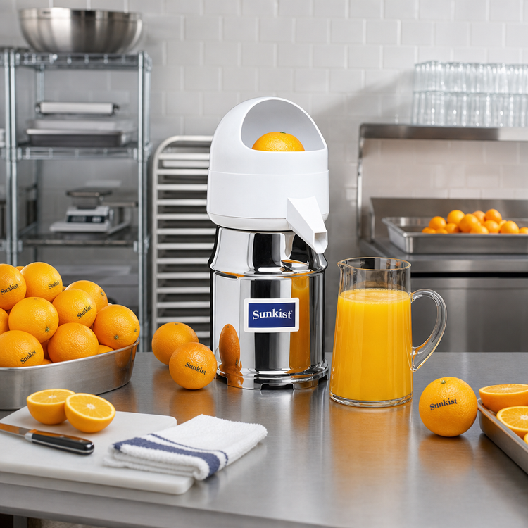 Product image #2 for Sunkist Commercial Countertop Citrus Juicer, Manual Feed, 115V, 1/4 HP