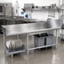 Thumbnail image #2 for Pro-Bowl Clean Straight Dishtable, 120-Inch x 30-Inch, Left-to-Right, 14-Gauge 300 Series Stainless Steel