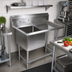 Thumbnail image #2 for John Boos Pro-Bowl 1-Compartment Stainless Steel Sink with Right Drainboard and 10