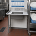 Thumbnail image #2 for Commercial Soiled Dish Table with Left-Side Sink, 36-Inch Wide, Stainless Steel