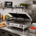 Thumbnail image #2 for Star Pro-Max 2.0 28-Inch Countertop Panini Sandwich Grill, Grooved Top/Smooth Bottom, Cast Iron Plates, Electronic Controls