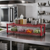 Thumbnail image #2 for QuadTruss 2-Tier Front Case Merchandise Shelving Unit, 30-Inch W x 14-Inch D x 14-Inch H, Red Epoxy Finish