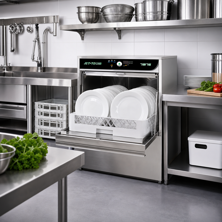 Product image #2 for Jet-Tech 737-E Undercounter High-Temperature Commercial Dishwasher