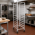Thumbnail image #2 for Serv-Ware 20-Tier Aluminum End-Loading Pan Rack with Casters