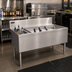 Thumbnail image #2 for Advance Tabco Prestige 36 Inch Stainless Steel Bar Ice Bin with 10-Circuit Cold Plate and Left Bottle Rack