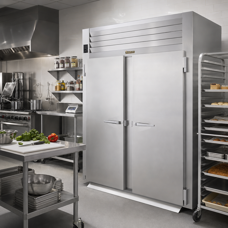 Product image #2 for Traulsen Spec-Line RIF232L-FHS Two-Section Remote Roll-In Freezer