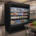 Thumbnail image #2 for Howard-McCray 35E Series 75-Inch Multi-Purpose Horizontal Open-Air Merchandiser with Sliding Rear Doors, Remote Refrigeration