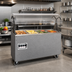 Thumbnail image #2 for Vollrath 2-Series Affordable Portable 3-Well Mobile Hot Food Station with Lighted Buffet Breath Guard and Enclosed Base