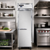 Thumbnail image #2 for Continental Refrigerator 1FSNSA One-Section Shallow Depth Reach-In Freezer with Solid Door
