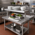 Thumbnail image #2 for BK Resources Adjustable Stainless Steel Plate Shelf for EQ-WS36 Work Shelf
