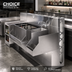 Thumbnail image #2 for CHOICE 38-Inch Modular Bar Die, Galvanized Steel Structure with Stainless Steel Bartender Side Finish