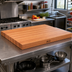 Thumbnail image #2 for John Boos Boos Block American Cherry Edge Grain Kitchen Countertop, 48 Inch x 48 Inch x 3 Inch, Varnique Finish