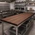 Thumbnail image #2 for John Boos Boos Block 108-Inch x 27-Inch x 1-1/2-Inch American Black Walnut Edge Grain Kitchen Countertop