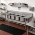 Thumbnail image #2 for Advance Tabco Regaline 4-Compartment Stainless Steel Sink with Left and Right Drainboards, 129 1/2-Inch