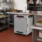 Thumbnail image #2 for Metro HotBlox™ HBCW8-ASPS-UC 8-Pan Pass-Thru Undercounter Holding Cabinet, Analog, Insulated, Solid Front & Rear Doors