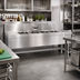 Thumbnail image #2 for Eagle Spec-Bar Four-Compartment Underbar Sink Unit with Right Drainboard, 66 Inch Wide x 24 Inch Deep