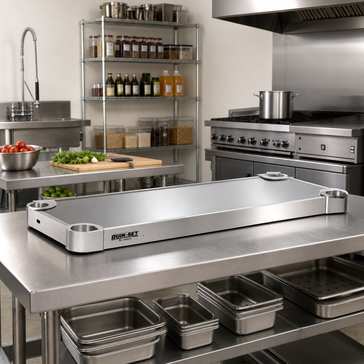 Product image #3 for Quik-Set 36" x 18" Solid Flat Shelf with Marine Edge