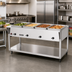 Thumbnail image #2 for ServeWell SL 4-Well Electric Hot Food Table with Open Shelf Base, 208-240V