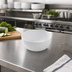 Thumbnail image #3 for American Metalcraft Ani Collection 16 oz. White Round Melamine Bowl