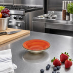 Thumbnail image #3 for CFS Brands Mingle™ 5401852 Fireball Melamine Fruit Bowl, 4.5 oz, 5-Inch Round, Swirl Design Case of 48