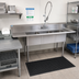 Thumbnail image #2 for BK Resources Soiled Dishtable and 3-Compartment Sink with Pre-Rinse Faucet, 100 Inch W x 30-1/2 Inch D x 44 Inch H, Left-to-Right Operation