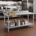 Thumbnail image #2 for Spec-Master Stainless Steel Work Table with 4-1/2