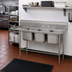 Thumbnail image #2 for Advance Tabco Regaline Deep Drawn 3-Compartment Sink with Left-Hand Drainboard, 36-Inch Drainboard, 14-Gauge 304 Stainless Steel