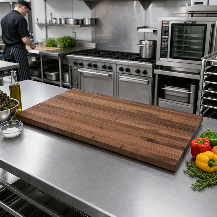Product image #2 for John Boos Boos Block American Black Walnut Edge Grain Kitchen Countertop, 120 x 25 x 1-1/2 Inch