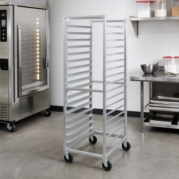 Product image #2 for Carter-Hoffmann Fixed Angle Pan Rack for 18 x 26 Trays, 9-Tray Capacity, Aluminum