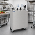 Thumbnail image #2 for Delfield Shelleymatic CAB2-500 Mobile Enclosed Two-Stack Unheated Round Plate Dispenser
