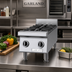 Thumbnail image #2 for Garland Starfire GTOG12-2 Heavy-Duty 12-Inch Countertop Gas Hot Plate with 2 Open Burners