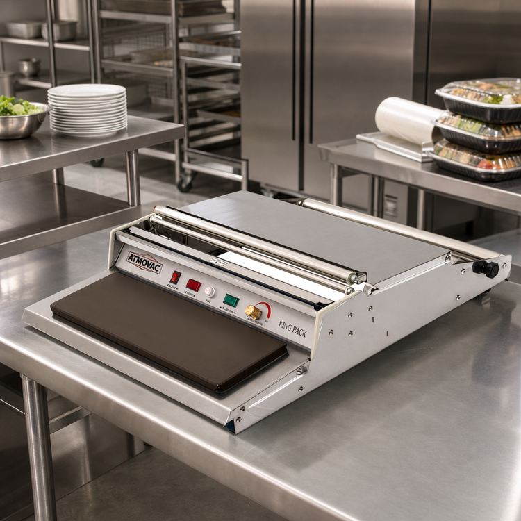 Product image #2 for ATMOVAC King Pack Countertop Single-Roll Shrink Wrap Machine