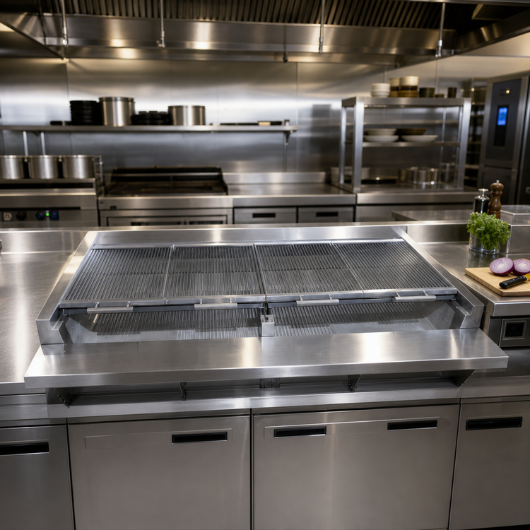 Product image #2 for Titan 60-Inch Modular Solid Fuel Broiler with Steel Bar Grates
