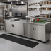 Thumbnail image #2 for Advance Tabco 96-Inch x 24-Inch Enclosed Work Table with Cabinet Base and 14-Gauge 304 Stainless Steel Top