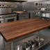 Thumbnail image #2 for John Boos Boos Block 72-Inch x 48-Inch American Black Walnut Kitchen Countertop with Varnique Finish