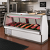 Thumbnail image #2 for Howard-McCray 34E Series Full-Service Red Meat Service Case, Remote Refrigeration, Straight Glass Front, Stainless Steel