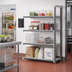 Thumbnail image #2 for Cambro Camshelving Elements XTRA 4-Tier Stationary Add-On Polymer Shelving Unit, 21