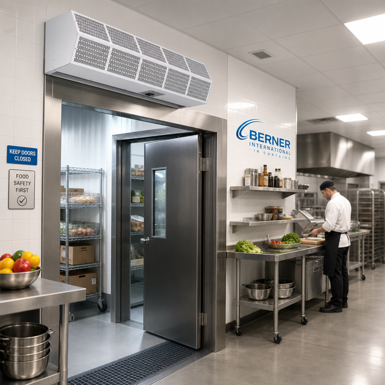 Product image #2 for Berner Commercial High Performance Series CHD10-2072E 72-Inch Heated Electric Air Curtain