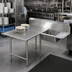 Thumbnail image #2 for Pro-Bowl L-Shaped Soiled Landing Dishtable with 20 x 20 x 8 Bowl and 10-Inch Landing Shelf