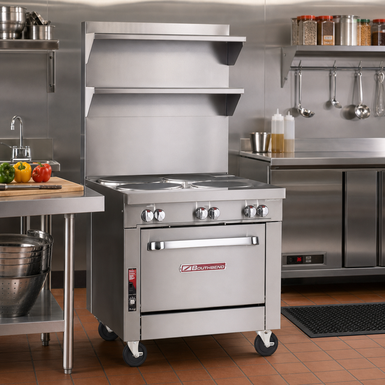 Product image #2 for Southbend Platinum Heavy Duty 24-Inch Modular Electric Range Top with 4 Round Hotplates